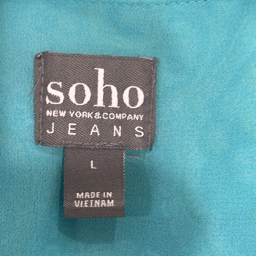 Soho Cold Shoulder Blouse Large - Picture 12 of 15